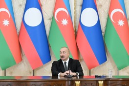 Президенты Азербайджана и Лаоса выступили с заявлениями для прессы-ОБНОВЛЕНО 