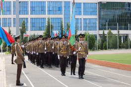 В Академии МЧС Азербайджана состоялись церемонии принятия военной присяги новобранцами и выпуска — ВИДЕО 