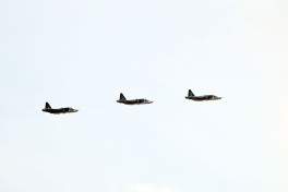 В ходе учений военнослужащих Азербайджана и ОАЭ состоялись полеты самолетов и вертолетов — ВИДЕО 