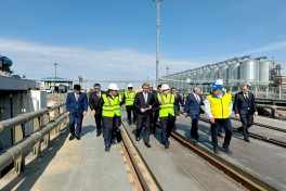 Азербайджанская делегация ознакомилась с деятельностью ведущих портов и терминалов Казахстана