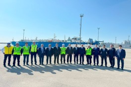 Азербайджанская делегация ознакомилась с деятельностью ведущих портов и терминалов Казахстана