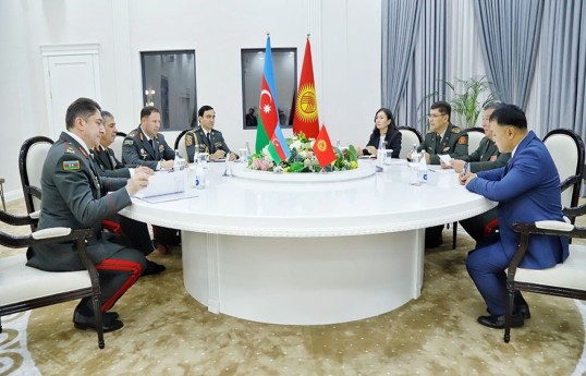 Обсуждено военное сотрудничество между Азербайджаном и Кыргызстаном