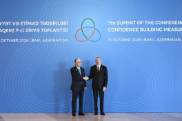 Президент Ильхам Алиев выступает на 7-м саммите СВМДА - ОБНОВЛЕНО-1 
