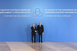Президент Ильхам Алиев выступает на 7-м саммите СВМДА - ОБНОВЛЕНО-1 