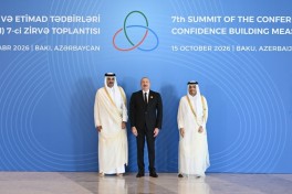 Президент Ильхам Алиев выступает на 7-м саммите СВМДА - ОБНОВЛЕНО-1 