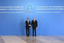 Президент Ильхам Алиев выступает на 7-м саммите СВМДА - ОБНОВЛЕНО-1 