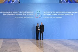 Президент Ильхам Алиев выступает на 7-м саммите СВМДА - ОБНОВЛЕНО-1 