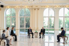 Президент Ильхам Алиев принял новоназначенного посла Грузии
