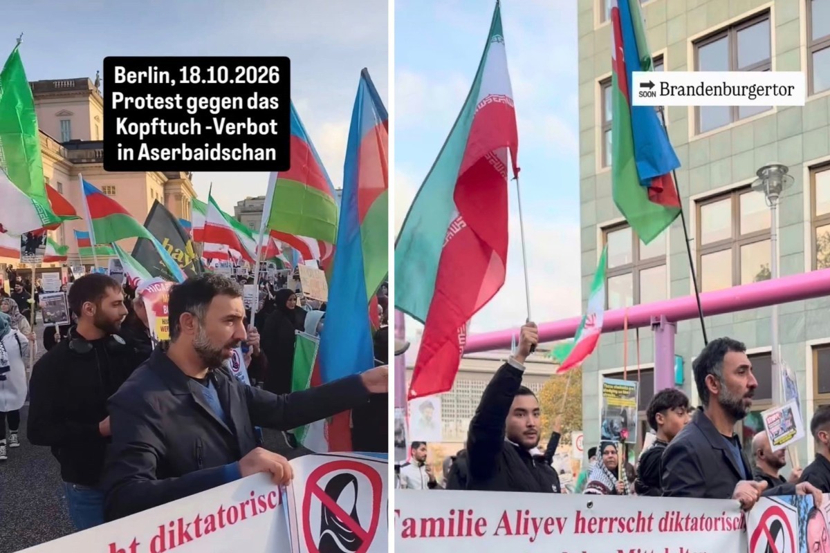 Иранские флаги под гимн Азербайджана: Какие интересы стоят за акцией в Германии? - АНАЛИТИКА 