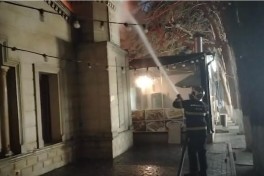 Пожар на территории жилого комплекса в Хырдалане потушен-ФОТО -ВИДЕО -ОБНОВЛЕНО-2 