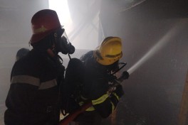 Пожар на территории жилого комплекса в Хырдалане потушен-ФОТО -ВИДЕО -ОБНОВЛЕНО-2 