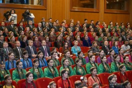 Лейла Алиева посетила концерт Государственного симфонического оркестра Туркменистана-ФОТО 