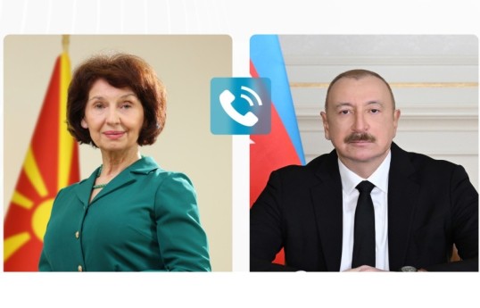 Гордана Силяновска-Давкова позвонила Президенту Ильхаму Алиеву