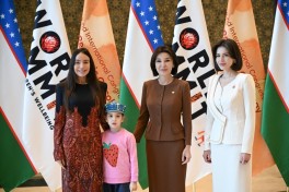 Лейла Алиева приняла участие в церемонии открытия в Самарканде Всемирного саммита на тему инвестиций в благополучие детей -ФОТО 
