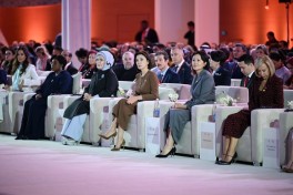 Лейла Алиева приняла участие в церемонии открытия в Самарканде Всемирного саммита на тему инвестиций в благополучие детей -ФОТО 