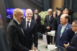 Президент Ильхам Алиев наблюдал церемонию открытия чемпионата мира и фестиваля FIFA U-15-ОБНОВЛЕНО-2 