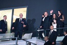 Президент Ильхам Алиев наблюдал церемонию открытия чемпионата мира и фестиваля FIFA U-15-ОБНОВЛЕНО-2 