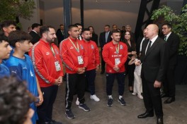 Президент Ильхам Алиев наблюдал церемонию открытия чемпионата мира и фестиваля FIFA U-15-ОБНОВЛЕНО-2 