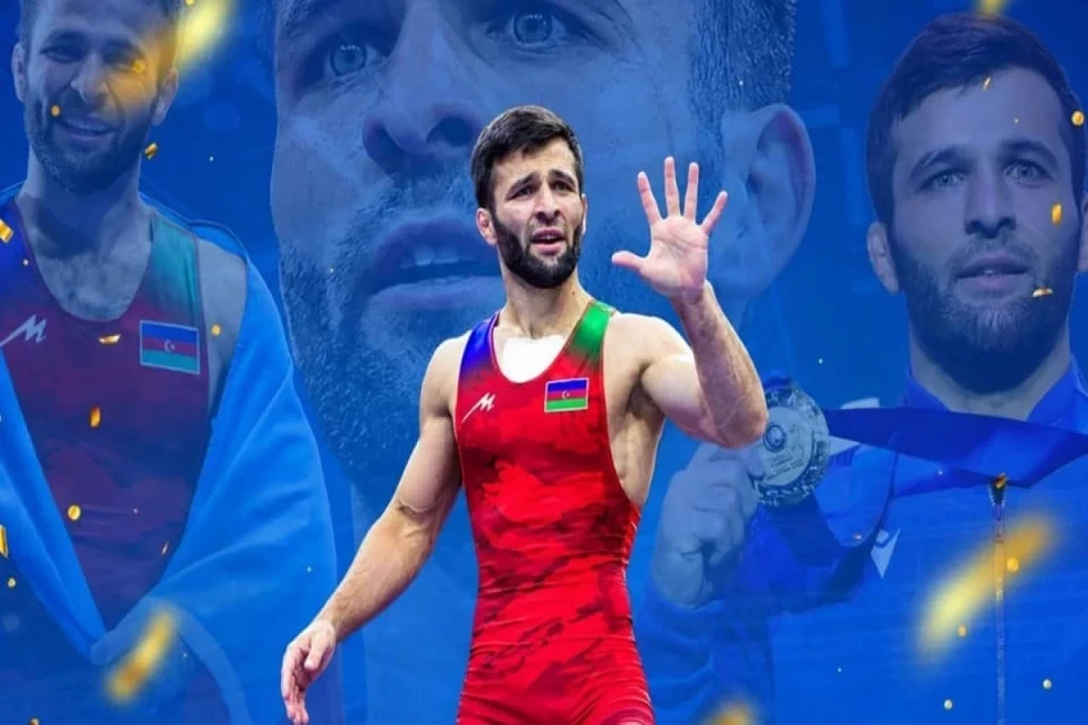 Азербайджанский борец Эльдениз Азизли в пятый раз стал чемпионом мира