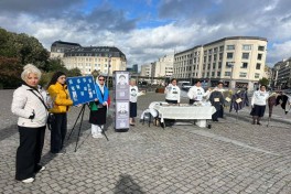 Семьи пропавших без вести азербайджанцев провели серию акций в Брюсселе — ФОТОЛЕНТА 
