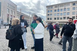 Семьи пропавших без вести азербайджанцев провели серию акций в Брюсселе — ФОТОЛЕНТА 