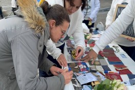 Семьи пропавших без вести азербайджанцев провели серию акций в Брюсселе — ФОТОЛЕНТА 