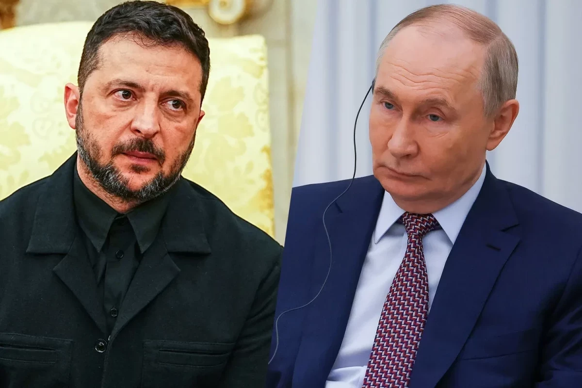 Президент Украины Владимир Зеленский, Президент России Владимир Путин