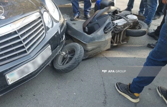 В Азербайджане школьник разбился на мотоцикле