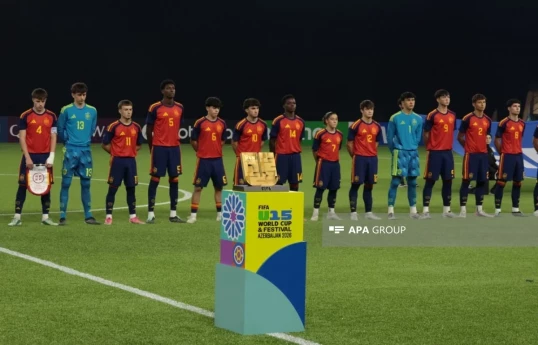 В Баку состоялась церемония награждения победителей чемпионата мира FIFA U-15