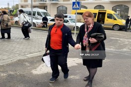 Очередная группа переселенцев прибыла в город Агдам