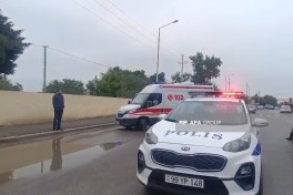 В Агстафинском районе столкнулись два автомобиля, есть пострадавший — ФОТО 
