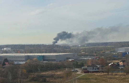 Вблизи аэропорта Шереметьево упал БПЛА, произошёл пожар -ВИДЕО-ОБНОВЛЕНО 