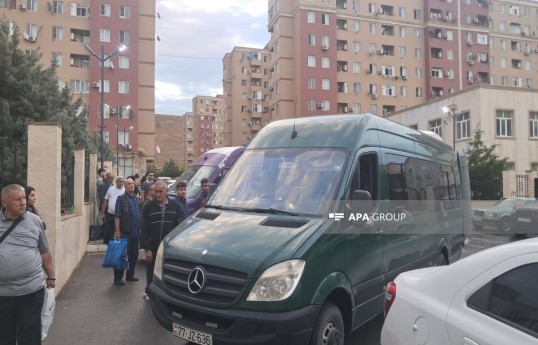 В город Агдам отправлена очередная группа переселенцев