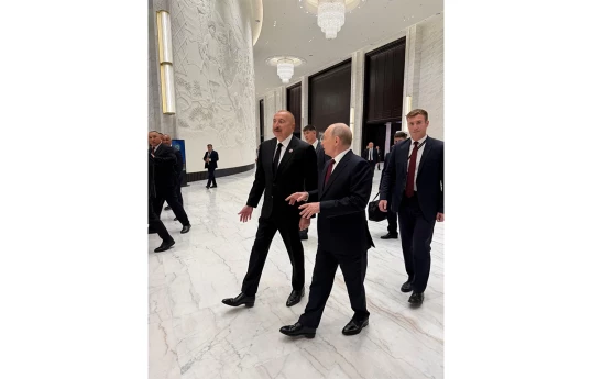 Президент Ильхам Алиев и Владимир Путин побеседовали в Бишкеке в рамках саммита ШОС-ФОТО 