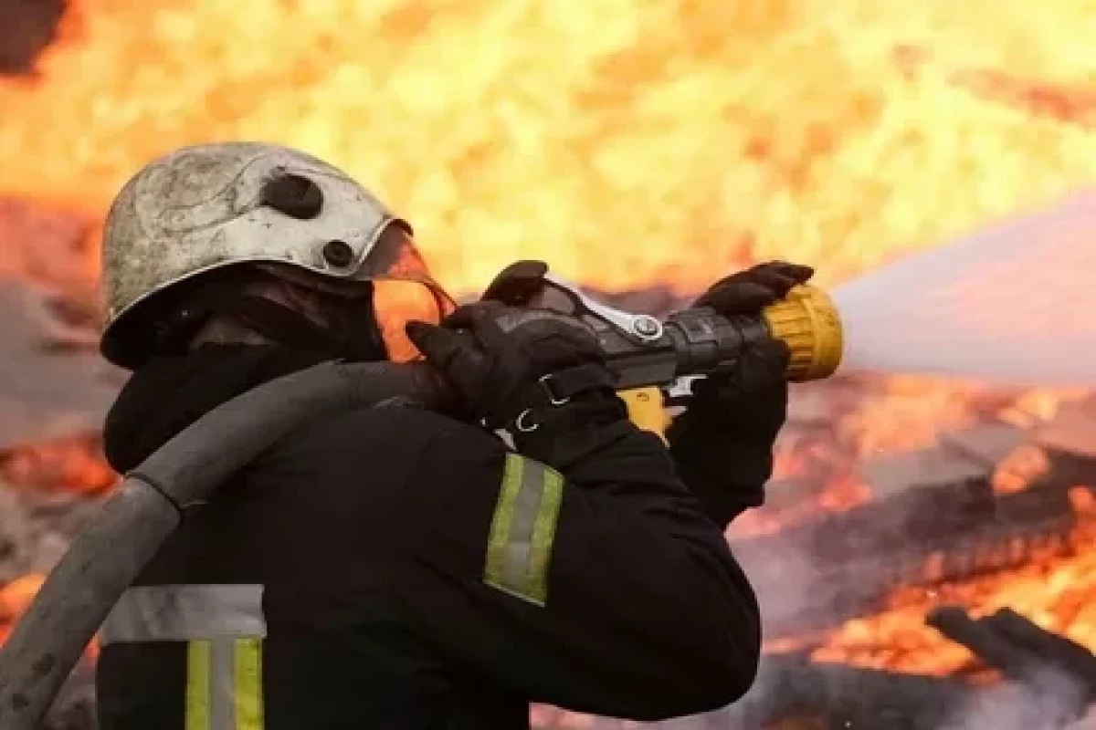 У села Низами Геранбойского района произошел пожар-ВИДЕО 