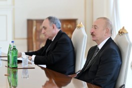 Президент Ильхам Алиев принял Генерального прокурора Китая