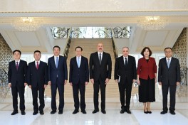 Президент Ильхам Алиев принял Генерального прокурора Китая