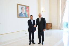 Президент Ильхам Алиев принял Генерального прокурора Китая