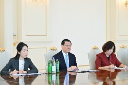 Президент Ильхам Алиев принял Генерального прокурора Китая