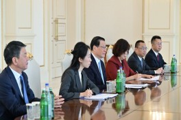 Президент Ильхам Алиев принял Генерального прокурора Китая
