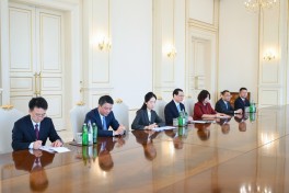 Президент Ильхам Алиев принял Генерального прокурора Китая