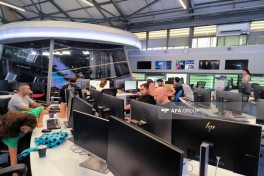 Азербайджанские журналисты посетили редакцию телеканала i24NEWS -ФОТО 
