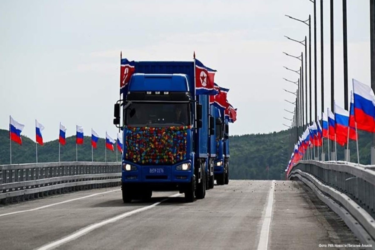 Между Россией и Северной Кореей введен в эксплуатацию автомобильный мост