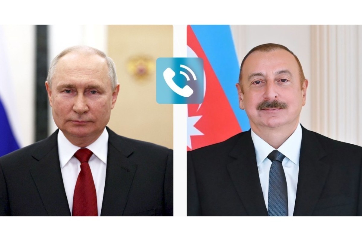Президент Азербайджанской Республики Ильхам Алиев, Президент Российской Федерации Владимир Путин