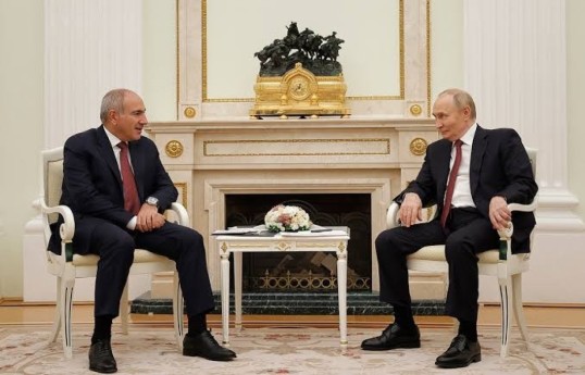 Премьер-министр Армении Никол Пашинян, Президент России Владимир Путин