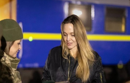 Анджелина Джоли посетила Харьков