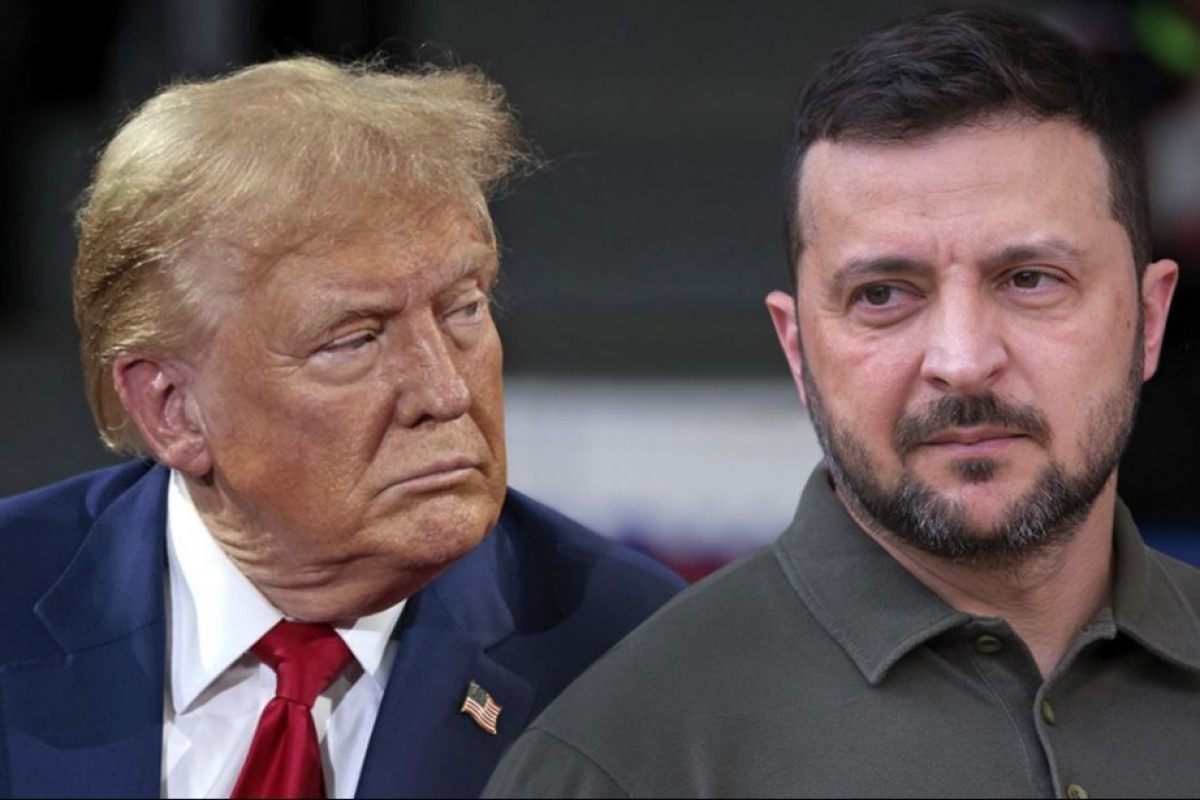 Президент США Дональд Трамп, Президент Украины Владимир Зеленский