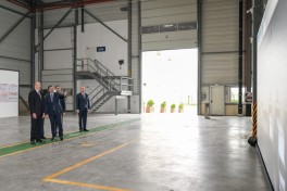 Президент Ильхам Алиев принял участие в открытии предприятия по производству бумажной и гигиенической продукции в Гарадагском районе
