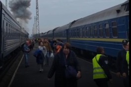 Россия нанесла удар по АЗС вблизи украинско-польской границы -ВИДЕО 