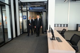 Президент Ильхам Алиев принял участие в открытии первого этапа инновационного городка «SABAH.city» - ФОТО 